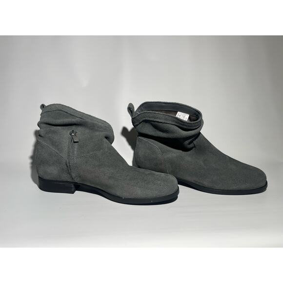 Koolaburra By Ugg‎ Slouch Booties Womens 7 Lorelei Ankle 1096439 Gray Suede Zip - Picture 1 of 12